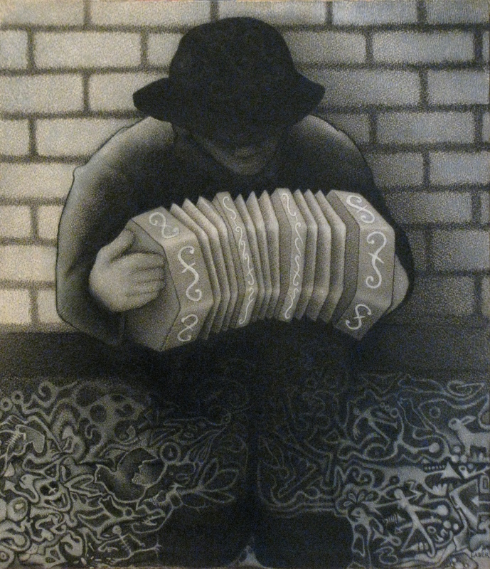 concertina man