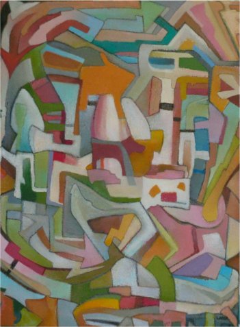 im getting off this farm oil on paper